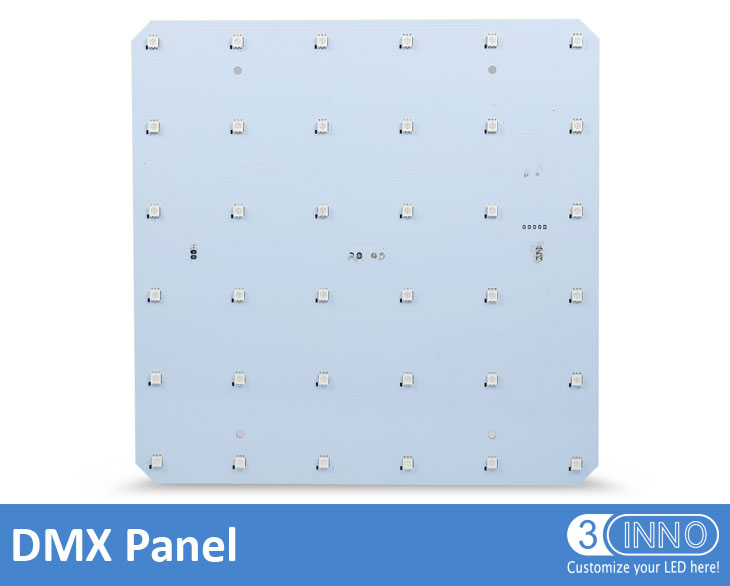 36 pixel DMX pannello (15x15cm)