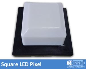 50mm piazza DMX LED Pixel coperta