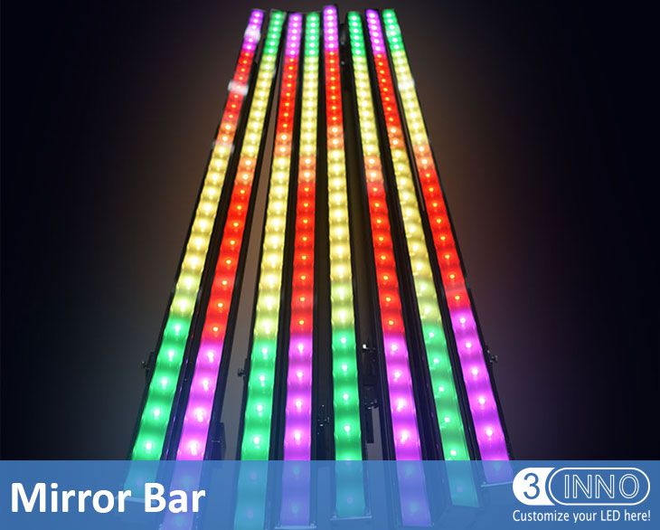 DMX 3D Bar Pixel Tube Regid striscia Regid tubo alluminio Bar DMX DMX Pixel 3D Bar DMX Regid Bar lineare luce 3D Strip Bar