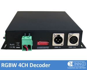 DMX LED Driver 4 canali PWM Decoder RGBW LED convertitore WS2801 Decoder DMX RGB Decoder 4 canale DMX decodificatore